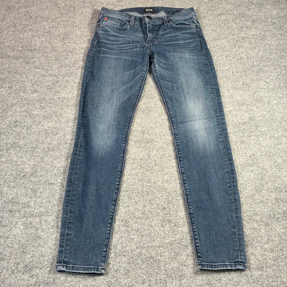 Hudson Skinny Jeans Womens 28 Blue Medium Wash‎ Mid Rise Stretch Denim